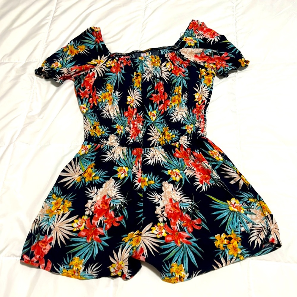 Floral Romper- Size XS